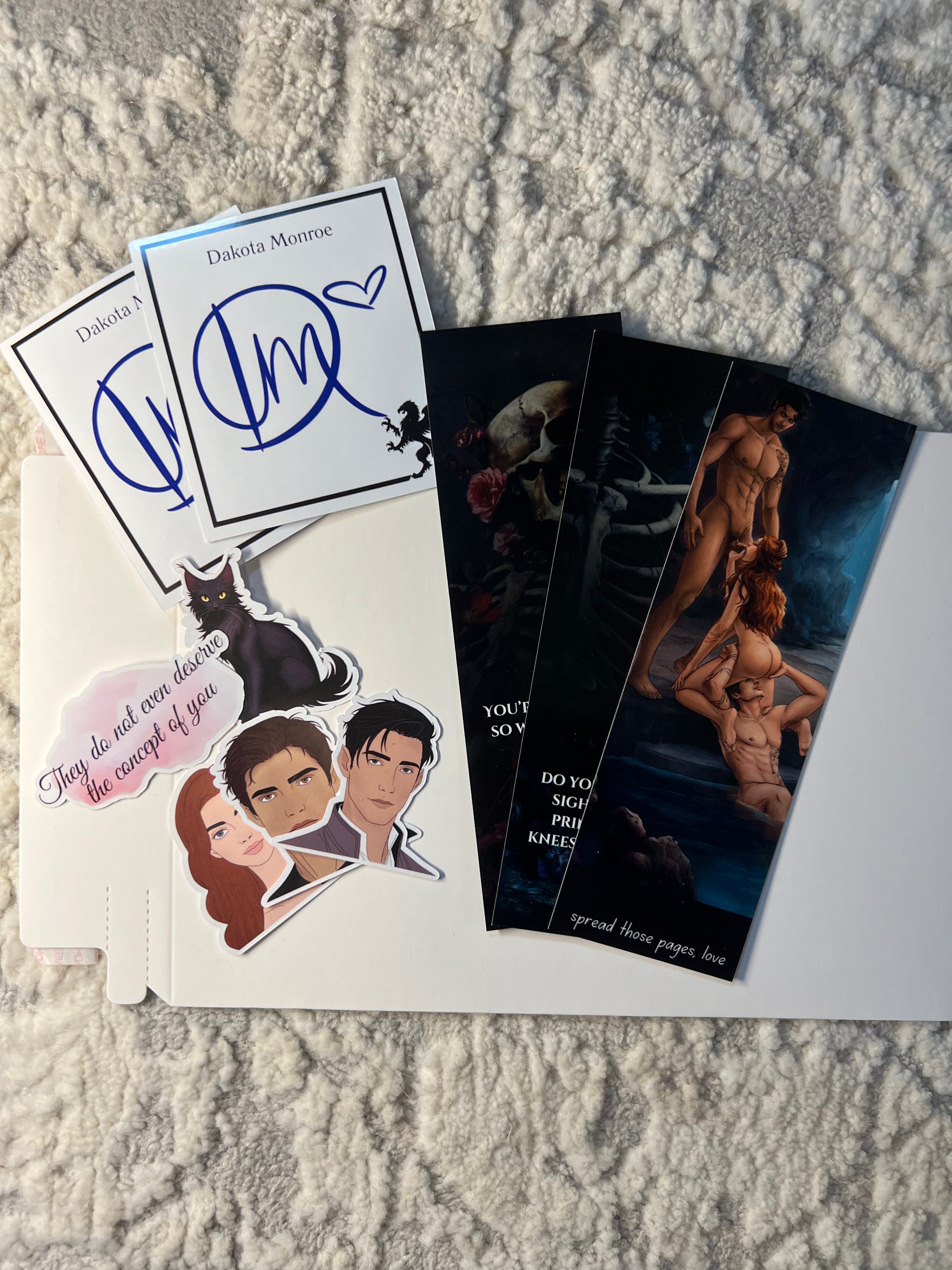 Bookplate, bookmarks, stickers