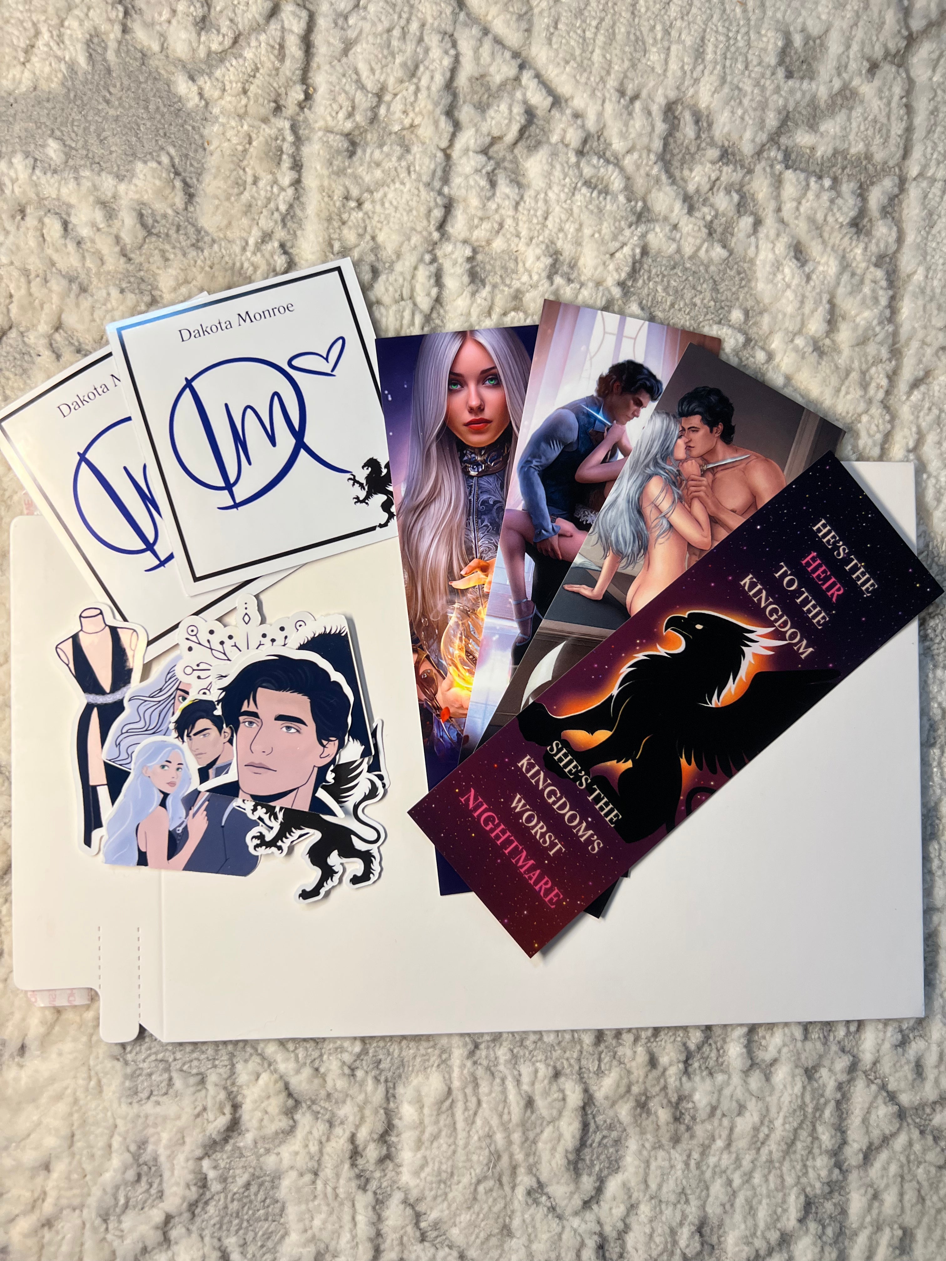 Bookplate, bookmarks, stickers