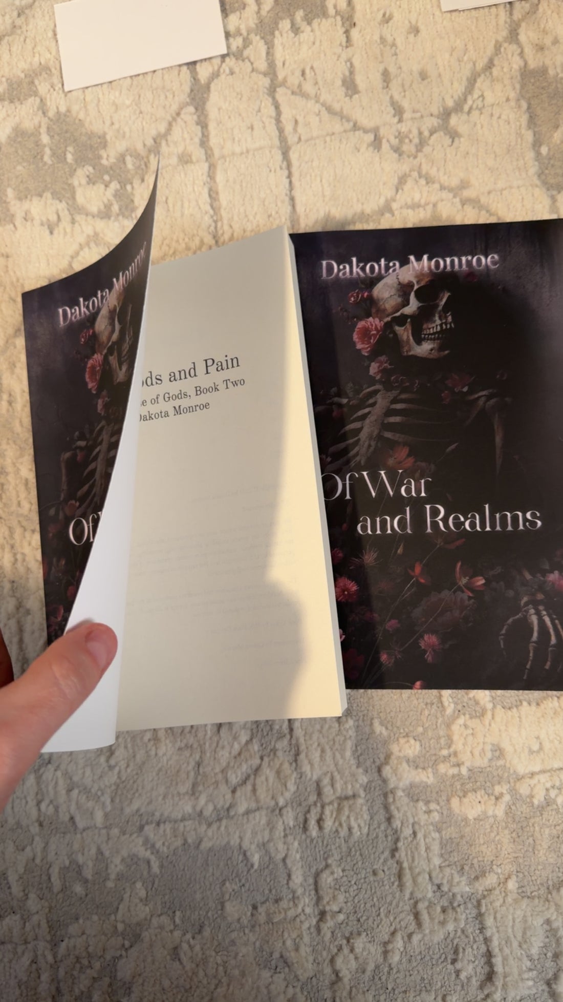 The Curse of Gods Trilogy Misprint