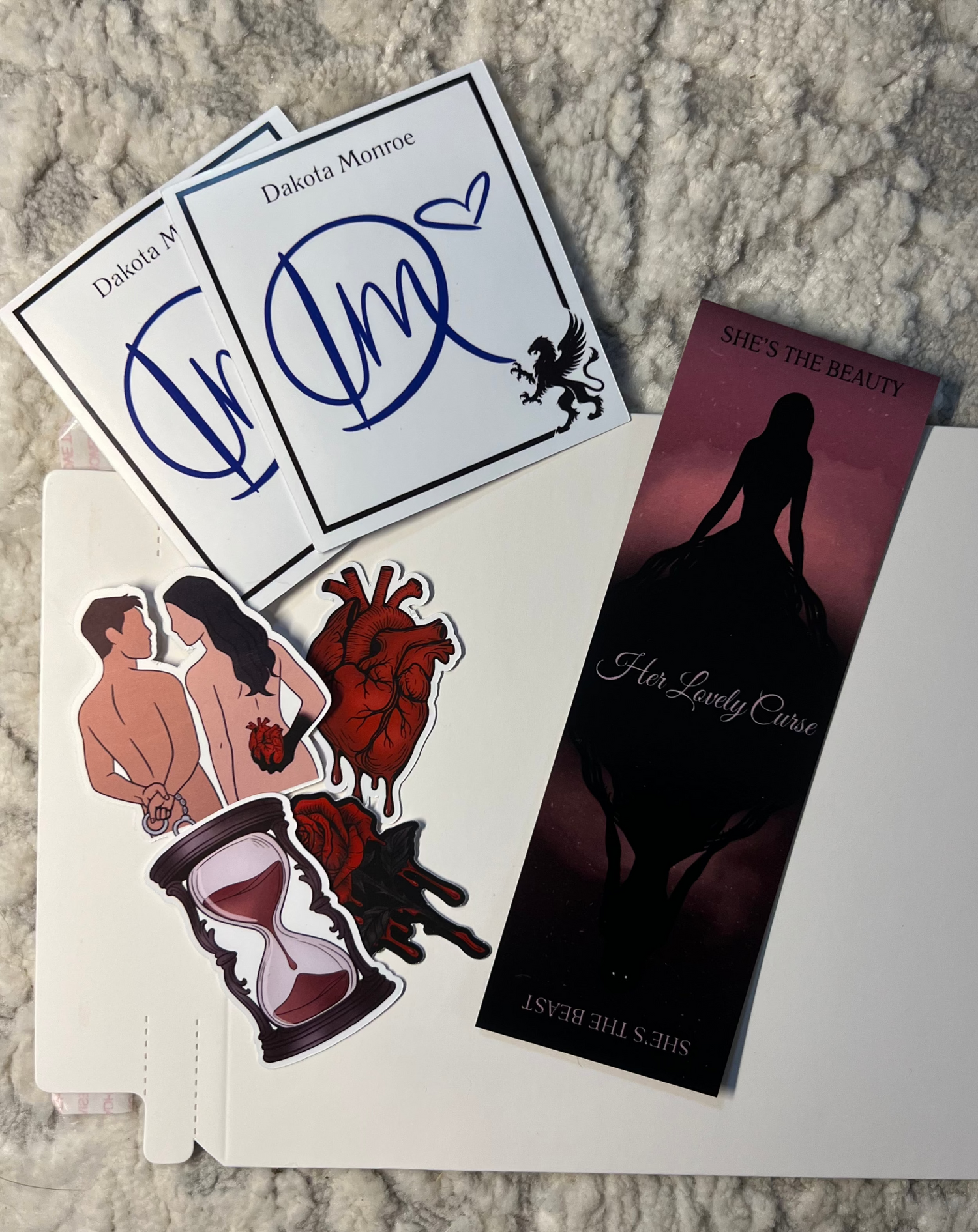 Bookplate, bookmarks, stickers