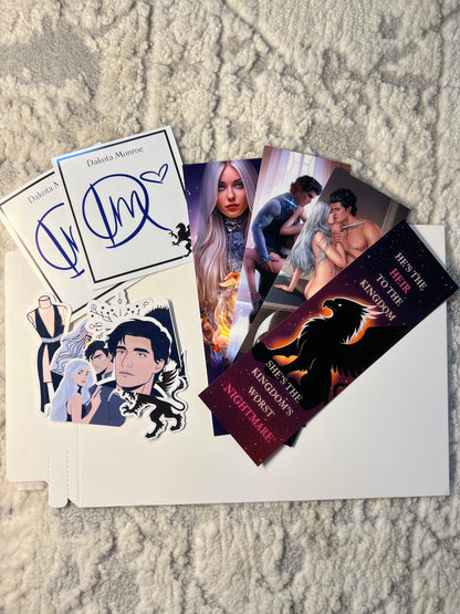 Bookplate, bookmarks, stickers