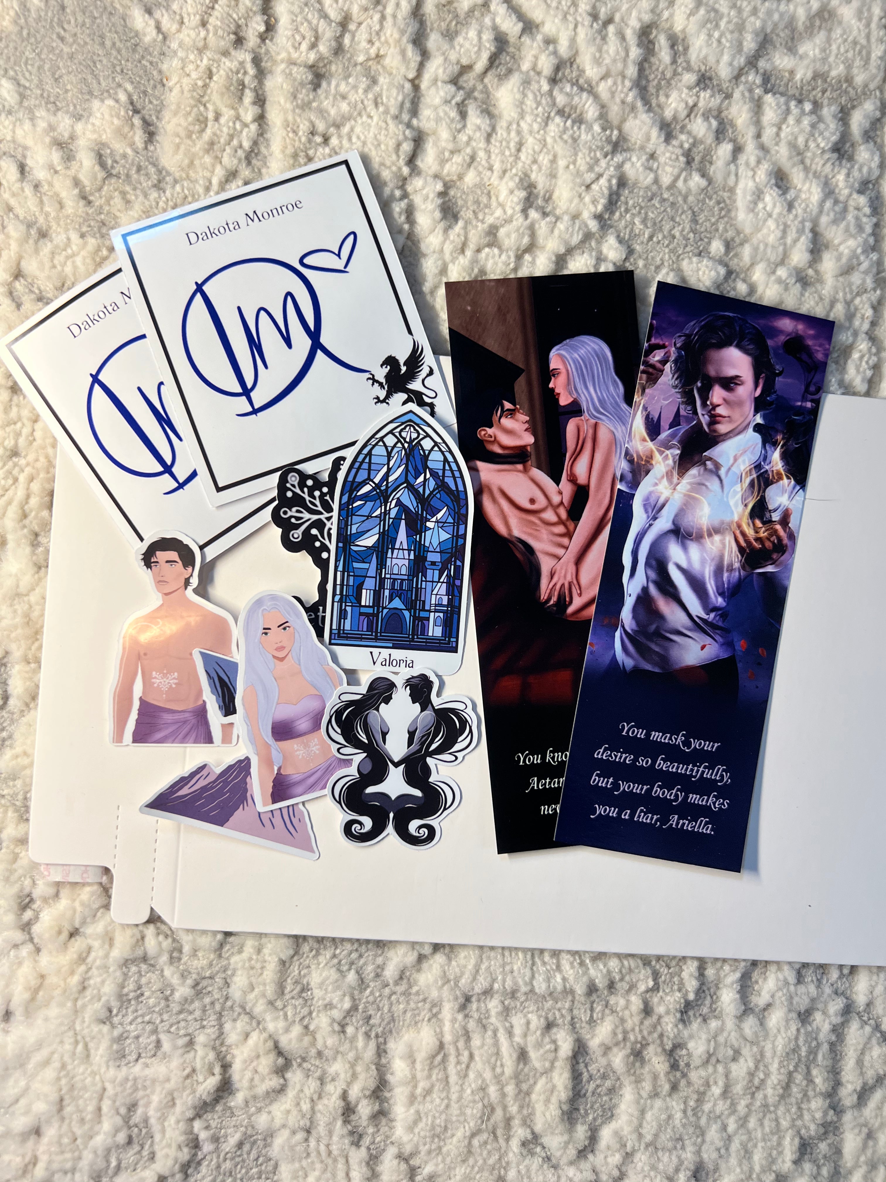Bookplate, bookmarks, stickers